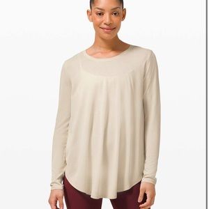 Draped Bum Covering LS lululemon NWT size 12